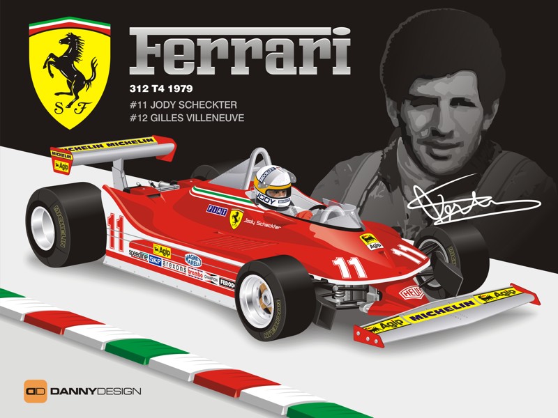 Ferrari 312 T4 1979 Jody Scheckter