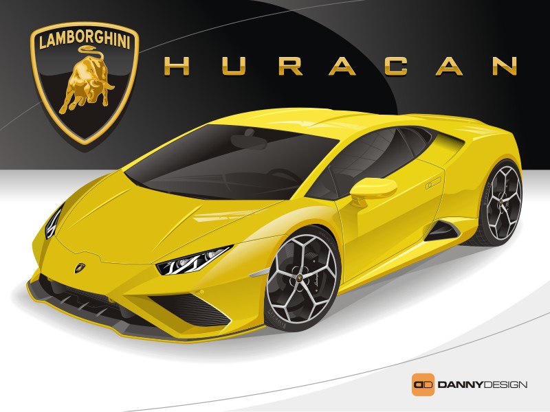 Vectorizer: Lamborghini Huracan